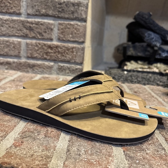 Reef Marbea SL Flip Flop Sandals Mens Sz 8 Comfort Water Friendly Bronze Brown - Picture 5 of 10